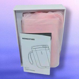 D11 NIIMBOT Label Maker Printer 12mm (Pink) Wireless for App Store and Google Pl
